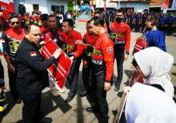 Dipimpin Sekjen Kemenkumham RI, Kumham Peduli Cianjur Disalurkan