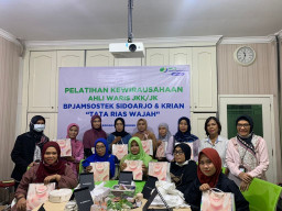 BPJS Ketenagakerjaan Sidoarjo Dorong Ahli Waris Peserta Usaha Tata Rias