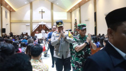 Forkopimda Sidoarjo Pastikan Misa Natal 2022 Aman, Damai dan Kondusif