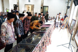 Bupati Resmikan Aula Al Barokah di Ponpes LDII Barokah