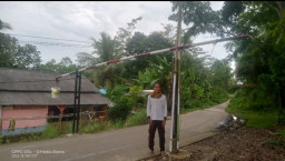 Lewati Portal Desa Lebakkeusik, Sopir Truk Dipungut Rp 5 Ribu hingga Rp 10 Ribu