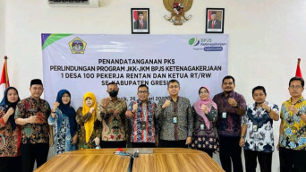 Mulai 2023 Ketua RT-RW di Gresik Terlindungi BPJS Ketenagakerjaan