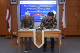 PGN Teken MoU dengan PT Kawasan Industri Makassar