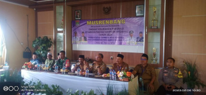 Musrenbang Tingkat Kelurahan Pakuhaji,  Camat Asmawi Serap Aspirasi