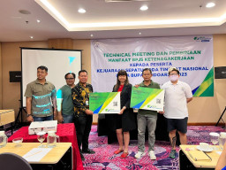 Ratusan Atlit Sepatu Roda Piala Bupati Sidoarjo Terlindungi BPJAMSOSTEK