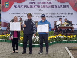 BPJamsostek dan PDAM Kota Madiun Teken MoU Perlindungan Pekerja Rentan