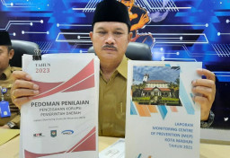 KPK, BPK, Mendagri Rekomendasikan e-Parkir di Pasar Besar Madiun