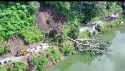 Longsor Terjang Telaga Ngebel Ponorogo, Jalur Lingkar Utara Ditutup