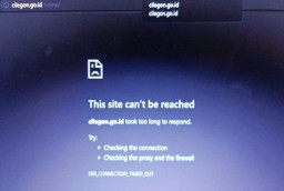 Kena Hack, Website Pemkot Cilegon Berubah Jadi Web Judi Online