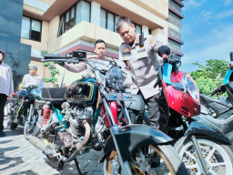 120 Motor Berkelpot Brong Berhasil Diamankan Polresta Sidoarjo