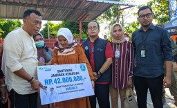 BPJS Ketenagakerjaan Ralisasikan Rp 4,9 Miliar Santunan JKM RT Di Ponorogo