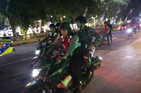 Patroli Gabungan Polres dan TNI untuk Jaga Keamanan dan Ketertiban di Kotabaru