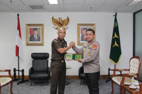 Perkuat Sinergitas, Kajati DKI Jakarta Terima Kunjungan Kapolda Metro Jaya