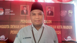 KPU Kota Madiun Kembalikan Berkas Bacaleg Partai Garuda