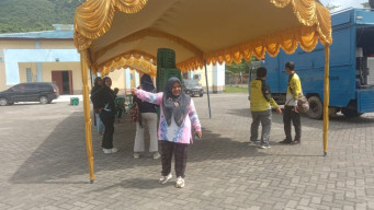 Kadinsos Kabupaten Kotabaru Komando Persiapan Kemah Karya Bakti Wisata Karang Taruna