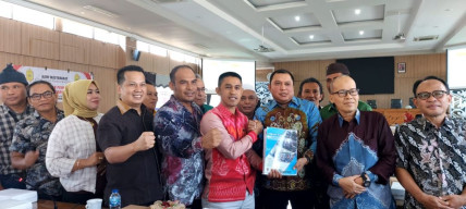 Ketua DPRD Kotabaru Hadiri Rilis Hasil Kajian Teknis dan Kajian Presepsi Publik