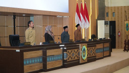 DPRD Lamongan Dengarkan Jawaban Eksekutif Terkait Pelaksanaan APBD 2022