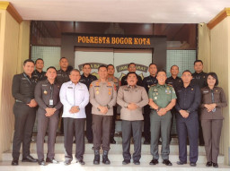 Serdik Sespimmen Polri Dikreg ke-63 Melaksanakan KKP di Polresta Bogor