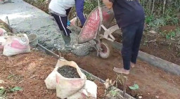 Pekerjaan Jalan Usaha Tani Desa Prapau, Diduga Kelabuhi Tim Pemeriksa dan Pengawas