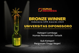 Humas UNDIP Raih Bronze Winner