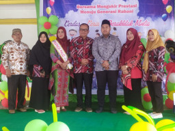 Perayaan dan Perpisahan PAUD KB AL -  IQRO Desa Rawa Maju Dihadiri Ibu Armada Yanti