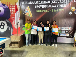 Ketua POBSI Kota Batu Puas Atas Torehan Atletnya di Kejurprov Jatim 2023