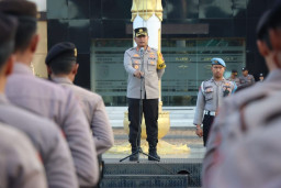 Kapolresta Sidoarjo Pimpin Apel Pengamanan Peringatan 1 Muharram 1445 H