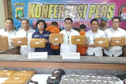 14, 338 Kg Ganja Siap Edar, Berhasil Diamankan Polresto Bekasi Kota