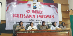 Sambut HUT Polwan ke-75, Srikandi Polda Jatim Serap Curhat Masyarakat