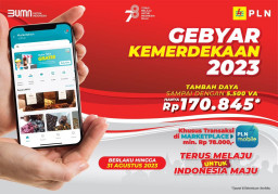 Promo 'Nyalakan Kemerdekaan 2023', Tambah Daya Hanya Rp170.845