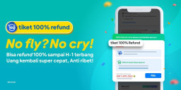 tiket.com Luncurkan Fitur tiket 100% Refund