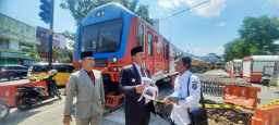 Proyek Kereta Cepat Indonesia di Madiun On Progress