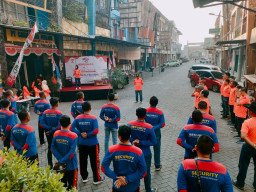 PT. Cayaha Pagi Berlian Meriahkan HUT RI ke-78 Ajak Karyawan dan Staf Jalan Sehat