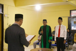 Bawaslu Kotabaru Lantik PAW Panwascam Kelumpang Hulu