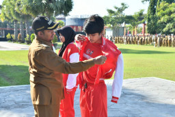 Bupati Sumenep Lepas Kontingen Porprov Jatim 2023, Target Masuk 20 Besar