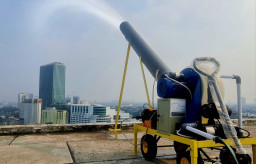 Tekan Polusi Udara Jakarta, Kantor Pusat PLN Pakai Mist Generator Buatan BRIN