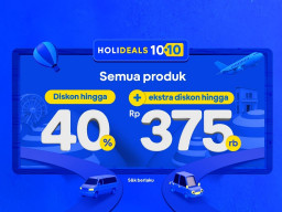 Intip Destinasi Liburan Menarik Bersama Pasangan dengan Promo 10.10 HOLIDEALS