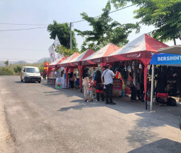 Bazar UMKM Ramaikan Bupati Ponorogo Open Paralayang 2023