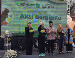 Dinas Kesehatan Kota Batu Kampayekan "Aksi Bergiziku" kepada 400 Siswa se-Kota Batu