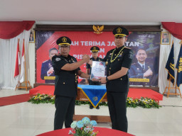 Momen Penuh Haru, Serah Terima Jabatan di Lapas Cilegon