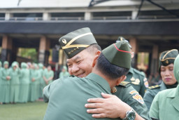 Jenderal Dudung Pamit ke Prajurit dan PNS di Lingkungan Mabesad
