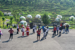 Lembah Indah Malang Gelar Senam Sehat Diikuti Ratusan Masyarakat