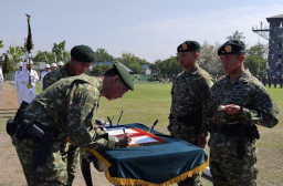 Mayor Inf Yakhya Wisnu Arianto Jabat Danyonif Para Raider 501/BY Madiun