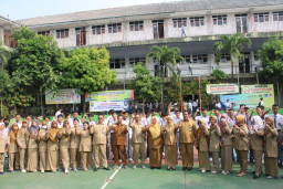 Kunjungan Apel di SMKS Yabhinka, Dindikbud Kota Cilegon Beri Himbauan Ini