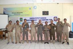 Kehadiran Satpol PP Kota Cilegon, Diapresiasi Kepala Sekolah SMKS Yabhinka