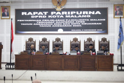 Ranperda APBD 2024 Disampaikan Pj. Wali Kota Malang,Ketua DPRD Ingin PAD Dioptimalkan