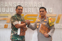 Kapolda Metro Jaya Tanda Tangan Kerjasama dengan Pangdam Jaya
