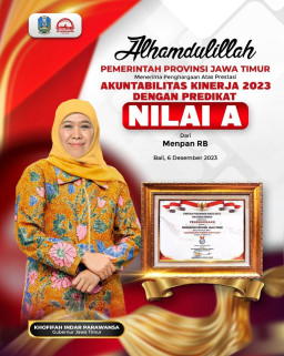 10 Kali SAKIP Raih Predikat Terbaik A, Gubernur Khofifah dapat Apresiasi DPRD Jatim