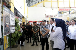 Di Terminal Purabaya Wali Kota Eri Cahyadi dan Menhub Bahas Realisasi Jalur Ganda KA
