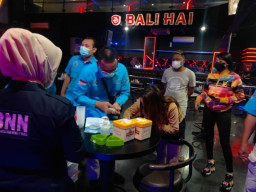 Tes Urine Positif Psikotropika, Pemandu Lagu di Glamour Diamankan BNNK